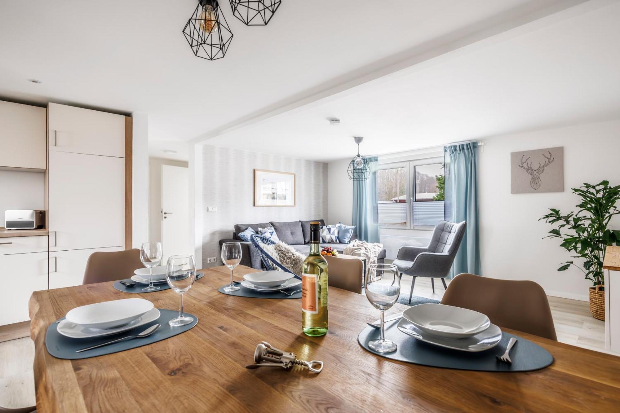 יואכימסטאל Ferienhaus Waldgefluester 70 Qm I Ueberdachte Terrasse I 2 Schlafzimmer I Strandnah מראה חיצוני תמונה